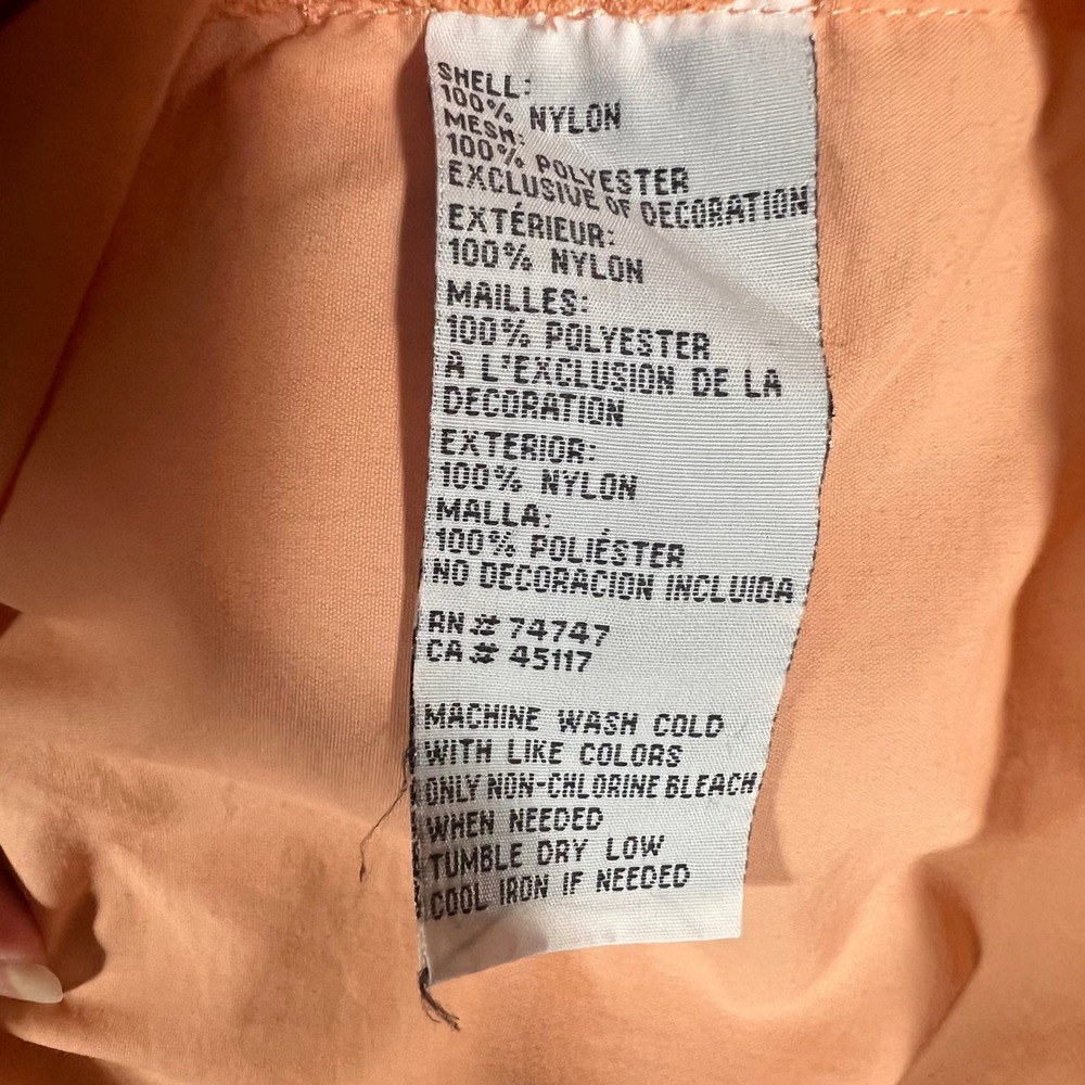 World Wide Sportsman Mens 3XL Fishing Shirt Peach Nylon Vented Long Sleeve - Picture 10 of 16